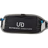 Ultimate Direction Race Belt 6.0 Running Belt, Onyx, One Size | Unisex No-Bounce Running Waist Pack with Phone Pocket, Secure Storage &amp; 500mL Body Bottle