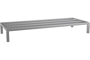 Krollen Industrial 60'' x 24'' x 8'' Aluminum Dunnage Rack - 1850 lb. Capacity