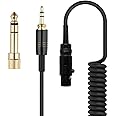 Q701 Cable, Replacement Audio Cable AUX Wire Cord Compatible with AKG K240 Q701 K701 K702 K271 K271s K712 K272 K240s K141 K171 K181 K267 Pioneer HDJ-2000 Headphones (Black)