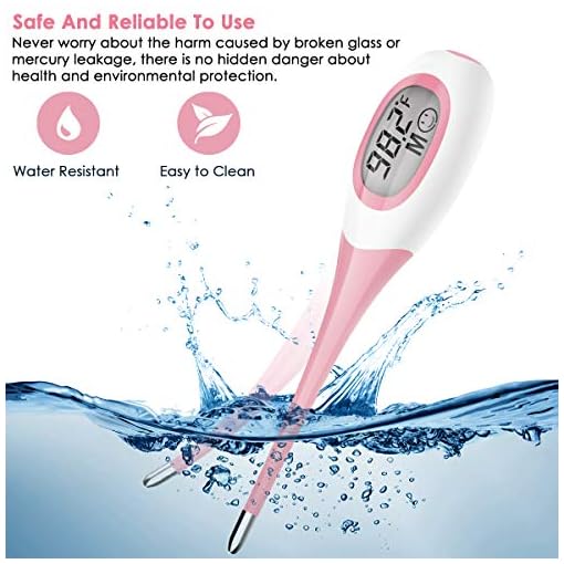 Digital Body Thermometer,Oral Underarm Temperature Thermometer Fast