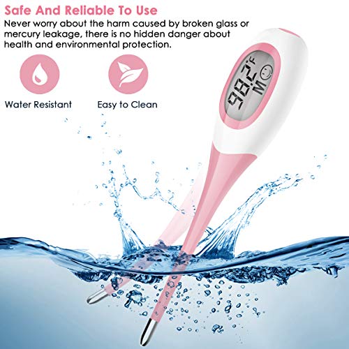 Digital Body Thermometer,Oral Underarm Temperature Thermometer Fast