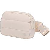 Fanny Packs for Women，Waterproof Belt Bag Bum Bags for Crossbody，Fashion Waist Packs with Adjustable Strap for Traveling, Hiking, Running（Beige）