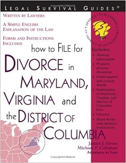 How To File For Divorce In Maryland Virginia And The