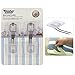 Rug Anchors Anti Slip Pins - Rug Gripper to Hold Rugs in Place, Designed for Rugs, Mats, and Runners on Carpet, Reduce Slipping, Bunching, Curling, and Movement of Your Throw and Area Rugs