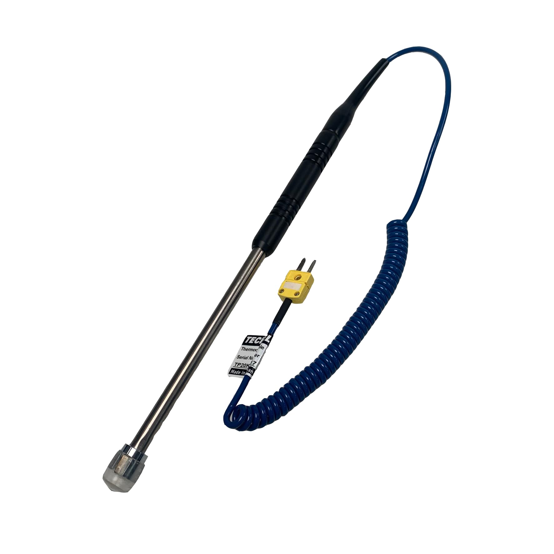 TECPEL TPK-04 Surface Thermocouple Probe, Type K, -58 to 932°F (-50 to 500°C)