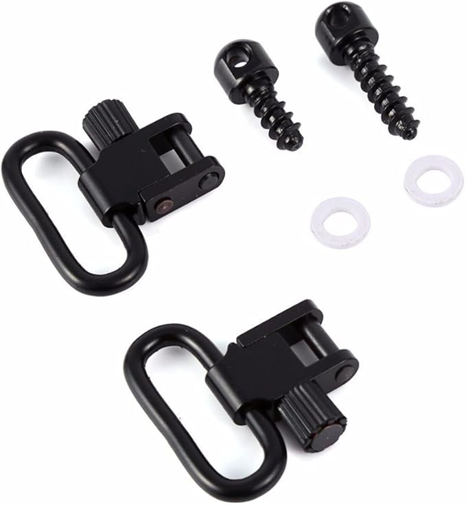 maisi 1" Quick Release Rifle Sling Swivels & Wood Screw Studs for Air