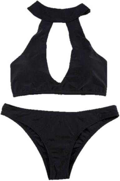 turtleneck two piece swimsuit