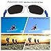 poshei Polarized Sport Mens Sunglasses for Baseball Fishing Golf Running Cycling, P07 Fashion Women Sunglasses and Men Sunglasses with Tr90 Unbreakable Superlight Frame (White&Blue)