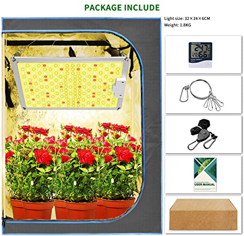 Aokyoung LED Grow Light 1000W with Samsung LM281B+ Diodes (Includes IR) 3x3 Ft Coverage Dimmable Full Spectrum LED Grow Lamp for Indoor Plants Greenhouse Seeding Veg & Bloom