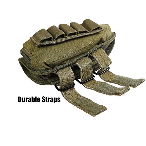Arctogear Buttstock Ammo Holder Pouch Tactical Shell Holder for Shotgun Rifle Cheek Rest Pouch