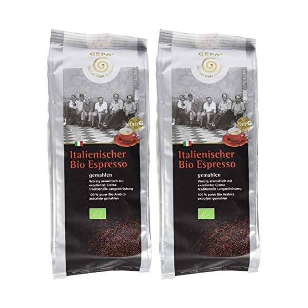 Gepa Italienischer Bio Espresso, 2er Pack (2 x 250 g) – Bild 5