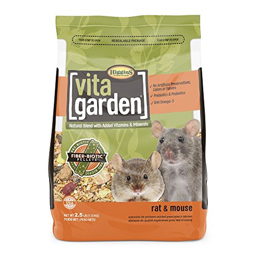 Higgins Vita Garden Rat & Mouse Food, 2.5 Lbs., Large