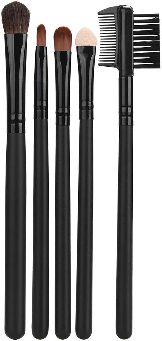 Makeup Brush Set,5 Pcs Premium Cosmetic Brushes Eye Shadows