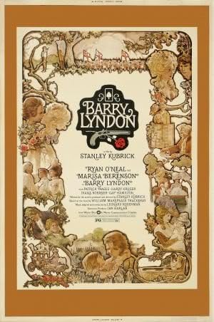 BARRY LYNDON - STANLEY KUBRICK - US MOVIE FILM WALL POSTER - 30CM X 43CM
