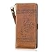 Galaxy Note 8 Case, Ranyi [Retro Leather Wallet] [Card Slots/Holder] [Kickstand Feature] Luxury Flip Retro Style Premium Leather Magnetic Wallet Case for Samsung Galaxy Note 8 (2017), brown