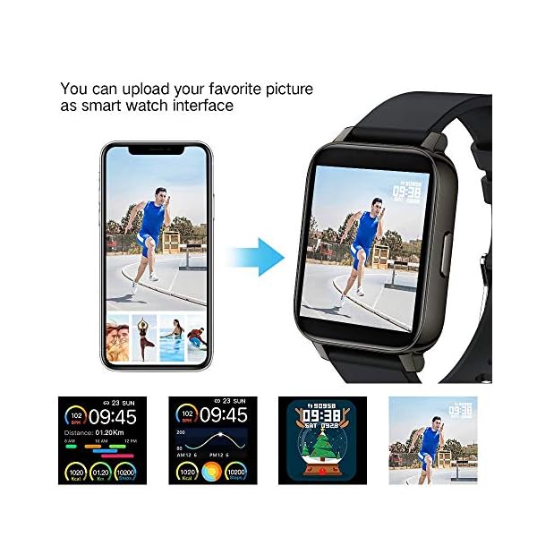 Smart-Watch-169-Touch-Screen-Fitness-Trackers-Smartwatch-with-Heart-Rate-and-Sleep-Monitor-fitness-watch-with-Calorie-Stopwatch-and-Step-Counter-IP67-Waterproof-Black-Smartwatch-for-men-women Smart Watch, 1.69" Touch Screen Fitness Trackers, Smartwatch with Heart Rate and Sleep Monitor, fitness watch with Calorie Stopwatch and Step Counter IP67 Waterproof Black Smartwatch for men women