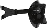 Cressi F1 Frameless Diving Mask Anti-Fog Tempered Glass Black One Size view 3