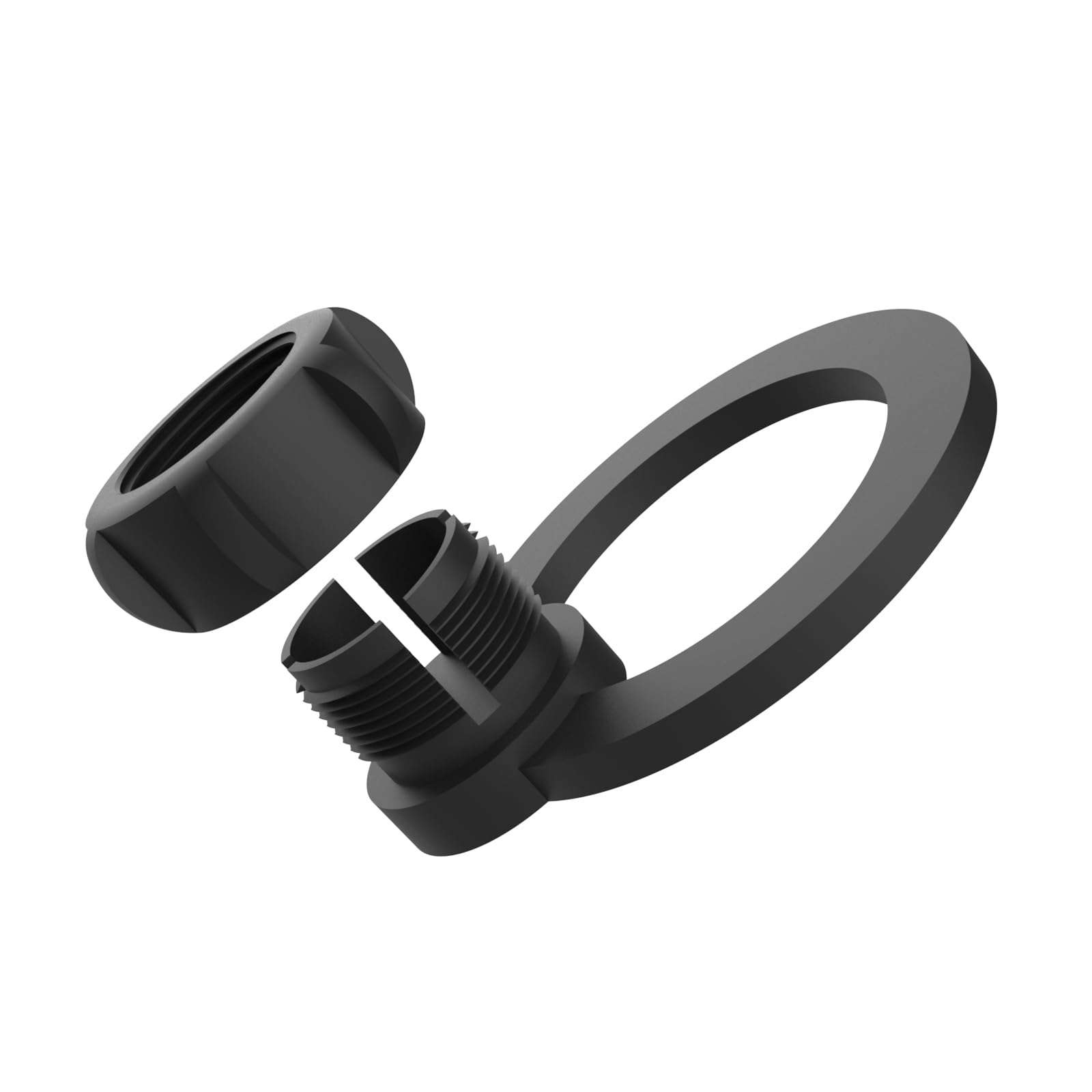 RECO Phone Magnetic Ball Mount Adapter Compatible with MagSafe, 360 Degree Rotate Mout Fit All 17mm/0.67inch Ball Joint Car Phone Holder, Compatible with All Phones