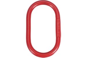 PATIKIL Oblong Master Link, Slip Hooks Hoist Ring, 6614 lbs Capacity, Grade 80 Alloy Steel Tow Master Ring Sling Ring for Lif