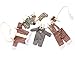 Factory Direct Craft Hanging Santa's Laundry Clothes Line Christmas Garland