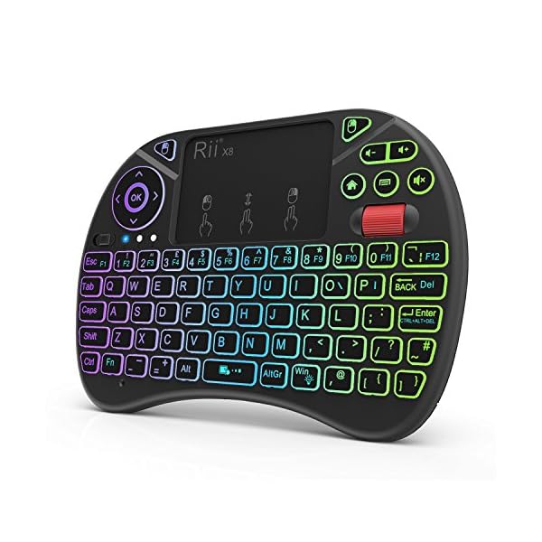 Mini-Wireless-Multi-media-Keyboard-Touch-Pad-Mouse-Combo-With-Scroll-Button-Handheld-Remote-LED-Backlit-Rechargeable-For-PC-Laptop-Smart-TV-Raspberry-Pi-KODI-Android-TV-Box-HTPC-Windows Rii Mini Wireless Multi-media Keyboard Touch Pad Mouse Combo With Scroll Button/Handheld Remote/LED Backlit/Rechargeable…