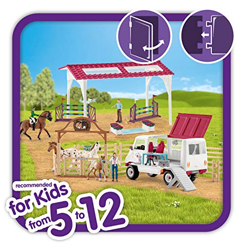 schleich 72140 Fitness-Check vor dem großen Turnier, ab 5 Jahren, HORSE CLUB - Spielset, 39 Teile – Bild 4