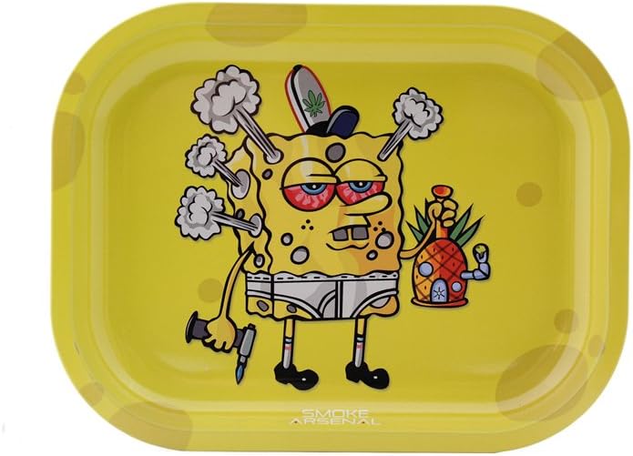 Rolling Tray 7'' X 5.5'' - Joints (7"-5.5, spongebong)