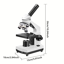 Microscope Kit for Students & Adults,100x-2000x