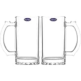 Amlong Crystal Lead-Free Beer Mug - 16 oz, Set of 2