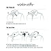 Wurkin Stiffs 16 Stick-N-Stay Adhesive Metal Magnetic Collar Stays For Polo Shirts