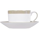 Wedgwood Vera Lace Gold Teacup &amp; Saucer