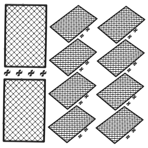 CORHAD 30pcs Rc Car Garage Mesh Panel for DIY Assembly High Compatibility for Drift Field and Miniature Road Easy Installation for Enthusiasts and Hobbyists