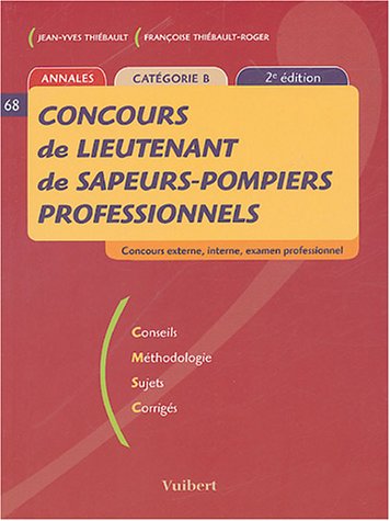 Concours de lieutenant de sapeurs-pompiers professionnels
