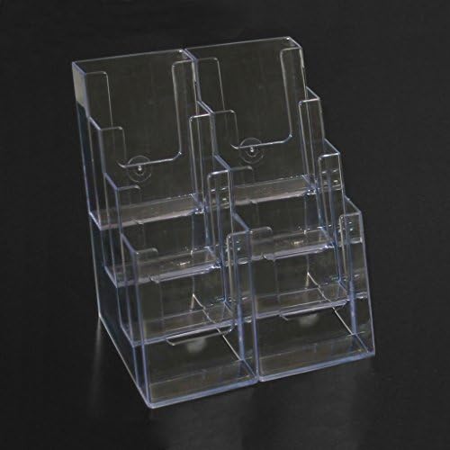 4 Tier 8 Pocket Brochure Holder - Less than Perfect (Blemish on Front Face) While Supplies Last, Sales are Final