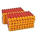 EKIND 100 Pcs Waffles Darts Refill Pack Foam Bullet Compatible for NERF N-Strike Series Blaster (Red)
