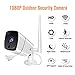 Outdoor Security Camera 1080P HD WiFi Bullet Surveillance Camera with Motion Detection Night Vision Weatherproof APP Support