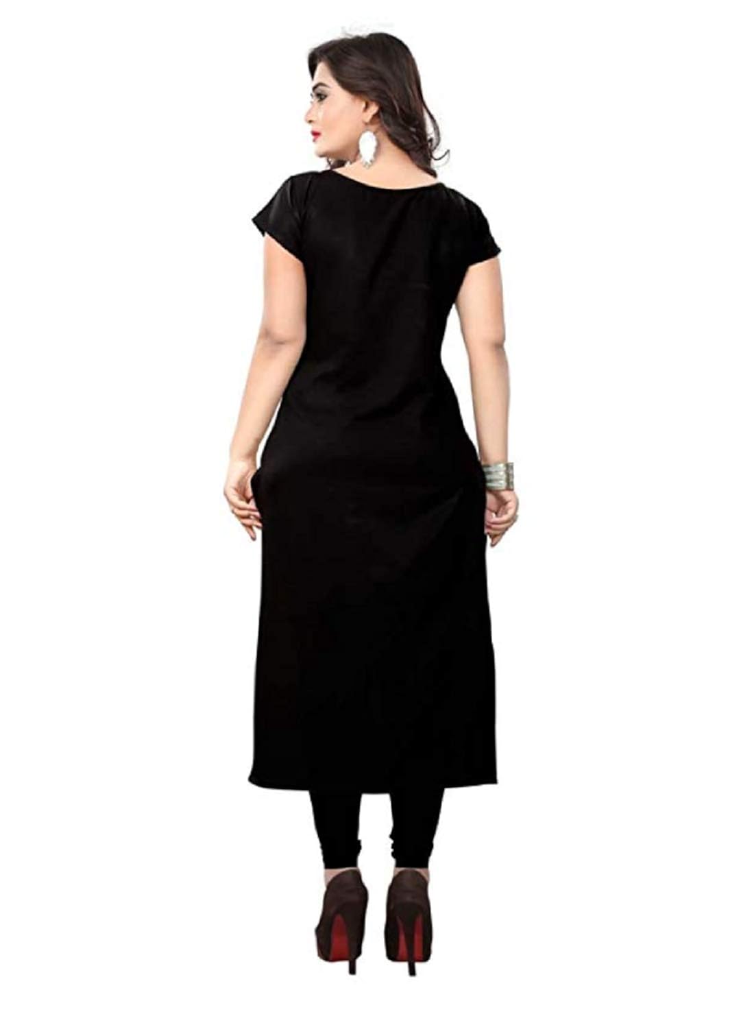 bapa fashion women's crepe straight kurti-1013