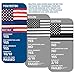 Blue Lives Matter USA American Police Flags- Honor Law Enforcement Officers (Leo) -Non-Fade Polyester with Grommets - Visible Stars and Striking Colors - for Flag Poles/Indoors/Outdoor Lawns (3x5)