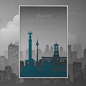 Framed Canvas Wall Art for Living Room, Bedroom City Architecture Canvas Prints for Home Decoration Ready to Hang - 16x24 inches