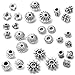 Heather's cf Mixed Silver Sea Animal Charms. 100 pcs Antique Silver Non-Tarnish, Lead-Free, Cadmium-Free, Nickel-Free Beads for DIY Jewelry Making, Bracelets, Necklaces, Earrings, Crafts, Bulk
