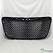 Topline Autopart Black Mesh Front Hood Bumper Grill Grille ABS For 11-14 Chrysler 300 / 300C