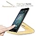 MoKo Wooden Cell Phone Stand, Smartphone Desktop Holder, Mobile Phone Holder Cradle, Fits with iPhone 11 Pro Max/11 Pro/11, iPhone SE, Galaxy S20 6.2