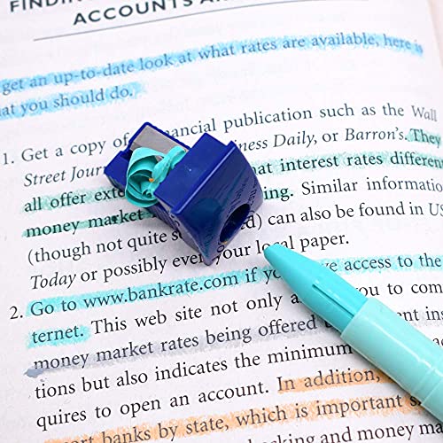 YISAN No Bleed Gel Highlighter,Bible Highlighters, Crayon Marker Pens