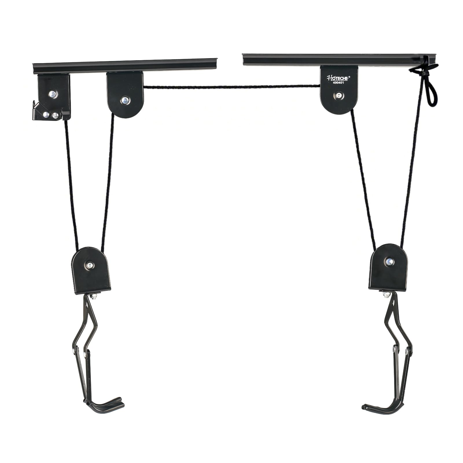 Hoteche Bicycle suspension with 4 m height and 15 m rope length, bicycle lift for ceiling mounting