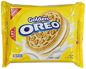 Image of Oreo Golden Sandwich Cookies, 14.3 Ounce