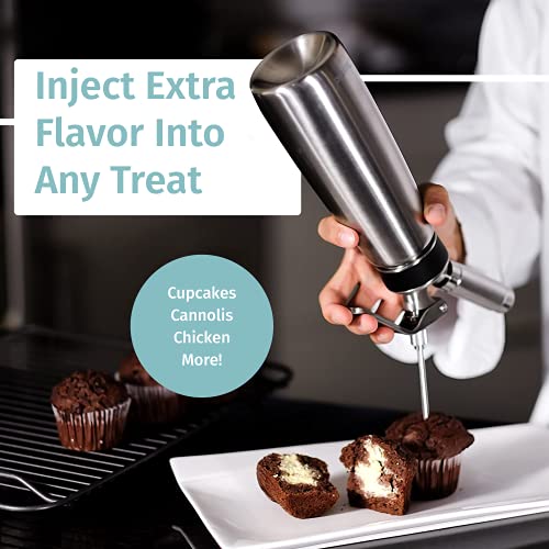 Whipped Cream Dispenser Stainless Steel Professional Whipped Cream