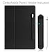 CaseCrown iPad Pro 12.9 Case, [Corner Protection] Bold Standby Pro (Black) w/Apple Pencil Holder, Sleep/Wake, Hand Grip, Multi-Angle Viewing Stand