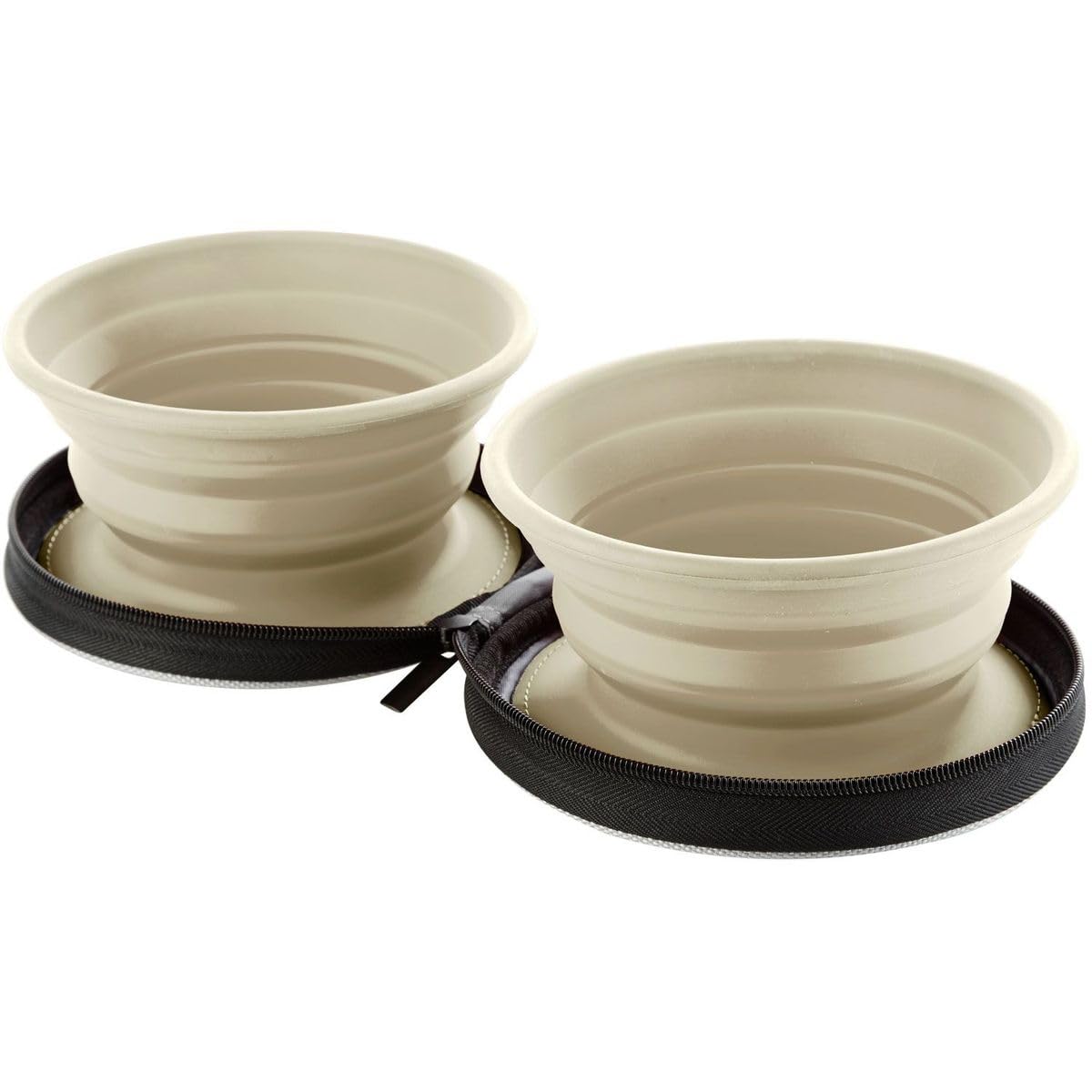 HUNTER Silicone Travel Bowl With Bag List, 750 ml, Tan