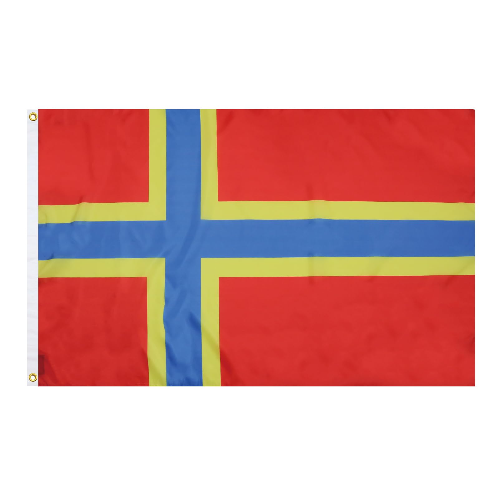 AZ FLAG - Orkney Flag - 2x3 Ft - 100D Polyester Orkney Islands Banner with Two Metal Grommets - Fade Resistant - Vivid Colors - 2' x 3' Feet - 90x60 Cm