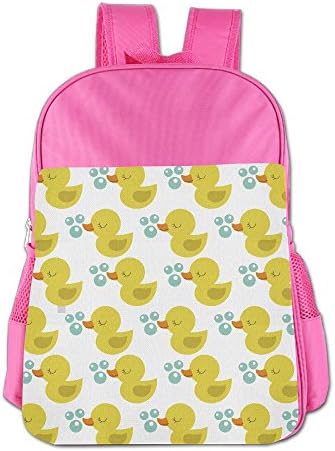 Cute Duck Sleep School Backpack Children Shoulder Daypack Kid Lunch Tote Bags Pink